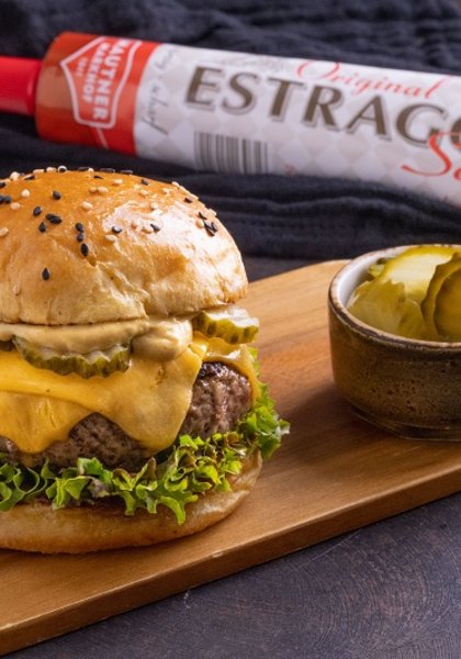 Rezeptbild Hamburger mit Estragon Senf