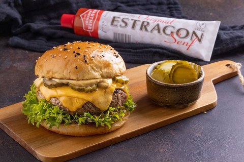 Rezeptbild Hamburger mit Estragon Senf