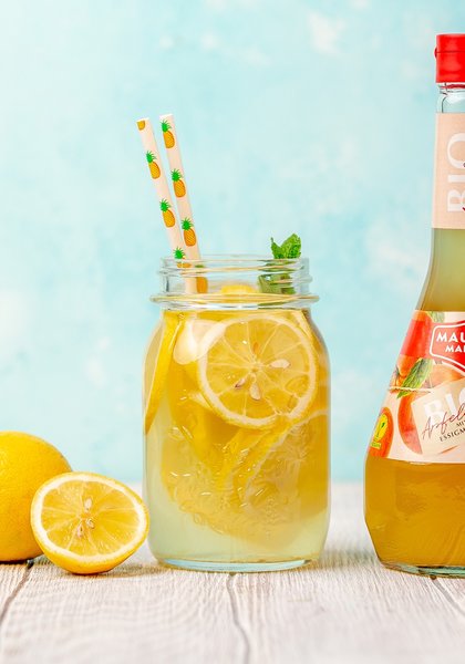 Apfelessigdrink mit Zitrone Rezept