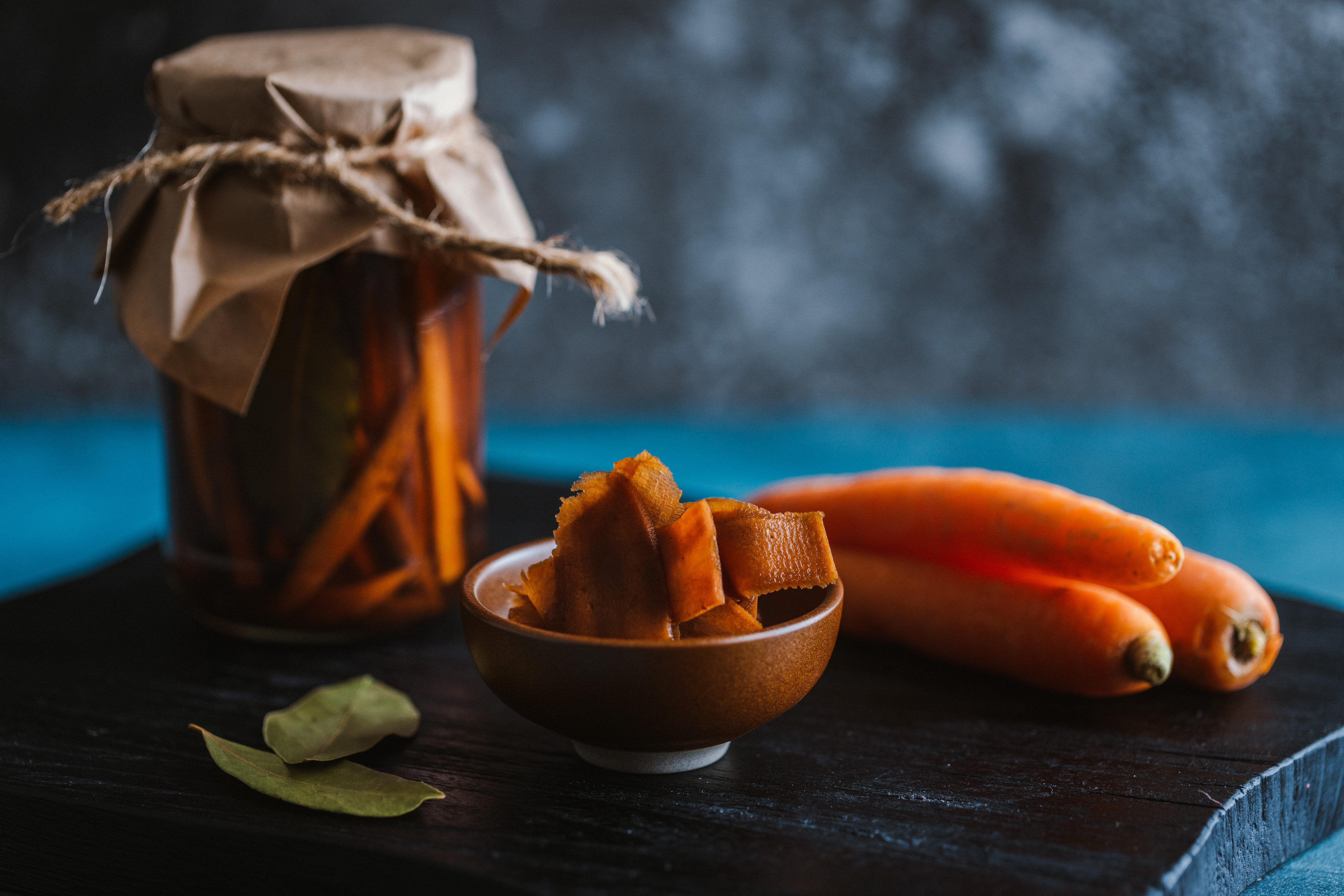 Eingelegte Karotten mit Whisky
